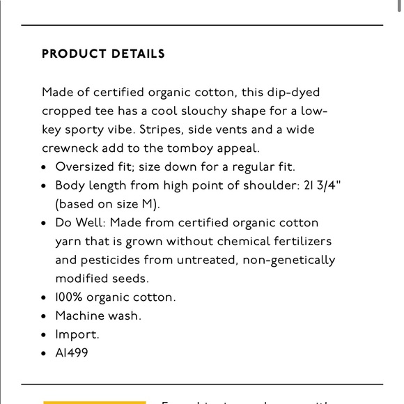 Madewell Dip-Dye Oversized Tee in Groton Stripe - Picture 11 of 11